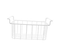 FUNNETOYU Estante Colgante de Metal para Congelador Horizontal 42x22x20 Cm, Cesta Metálica Resistente para Organizar Congeladores, Almacenamiento para Cocina, Cesta de Almacenamiento