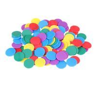 FUNNETOYU Fichas de Conteo Acrílicas 25mm 100 Unidades Colores Sólidos para Aprendizaje Matemático Infantil, Contadores Educativos para Clasificación y Desarrollo Cognitivo Color Aleatorio