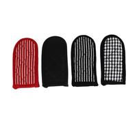 FUNNETOYU Funda para Agarradera de Algodón Resistente al Calor para Asas de Ollas, Fácil de Limpiar y Montar, Pack de 4 Piezas Adecuado para Cocina Segura