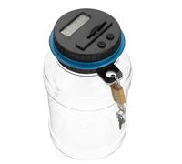 FUNNETOYU Hucha Contadora de Monedas con Cerradura y Pantalla Digital, Alcancía de Plástico para Cumpleaños y Cambio Suelto, Obsequio Creativo