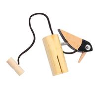 FUNNETOYU Instrumento de Percusión para Madera Juguete Musical Diseño de Pájaro Carpintero Seguro y Fácil de Usar para Bebés Adecuado para Educación Temprana y Desarrollo Sensorial
