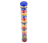 FUNNETOYU Instrumento Musical de Juguete Palo de Lluvia para Niños Pequeños 40 Cm Transparente Generador de Lluvia Educativo Sensorial para Desarrollo Auditivo y Juego Familiar