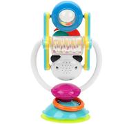FUNNETOYU Juguete Musical con Ventosa para Rueda Giratoria Eléctrica con Personajes de Dibujos Animados Ayuda para Alimentación y Desarrollo Educativo Infantil Color Color Aleatorio