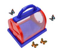 FUNNETOYU Kit Exploración Insectos para Jaula de Malla Portátil Mango Resistente Pinzas y para Exteriores y Observación Detallada