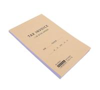 FUNNETOYU Libro de Recibos Inglés 2 Partes Formulario de Pedido Comercial para Pequeñas Empresas 100 Páginas Cuaderno de Facturas Fiscales para Gestión de Pedidos y Control de Envíos