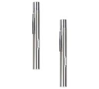 FUNNETOYU Linterna Médica Clip de Bolsillo 2 Piezas Recargable por USB LED de Acero Inoxidable Luz Clara y Amarilla para Uso en Primeros Auxilios y Diagnóstico Portátil