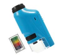 FUNNETOYU Microscopio Monocular Portátil para Ampliación Accesorio Biológico Seguro y Resistente Diseño y Práctico para Experimentos Escolares
