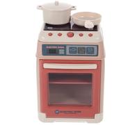 FUNNETOYU Mini Horno Eléctrico de Juguete, Electrodoméstico de Cocina Simulado, Juguete Educativo de Plástico Seguro, Portátil y Divertido para Juego de Imitación en Casa, Adecuado