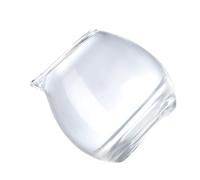 FUNNETOYU Mini Jarra de Leche de Vidrio Contenedor Práctico para Salsas y Condimentos Diseño para Café y Comidas para Hogar y Restaurantes