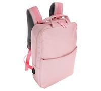 FUNNETOYU Mochila para Portátil de Tela Oxford Rosa Mochila para Computadora de Gran Capacidad Bolsa Práctica para Portátil Adecuado para Estudiantes y Viajes Escolares
