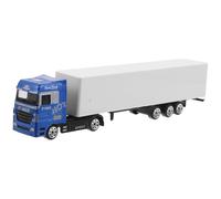 FUNNETOYU Modelo de camión de Transporte de aleación camión contenedor de Metal de Juguete colección de Camiones de Juguete de Metal de ingeniería en Miniatura Blue