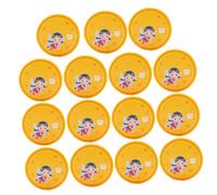 FUNNETOYU Monedas Conmemorativas del Hada Dientes, 20 Piezas de Madera Dorada, Monedas de Recompensa por Pérdida de Dientes, Obsequio Educativo y Lúdico para Bebés