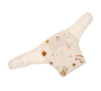 FUNNETOYU Pañales de Algodón Lavables para Bebés Niña, Pañal Reutilizable de Tela, Transpirable y Absorbente, Ajustable, para Uso Diario y Verano, y Cómodo, 1 Unidad