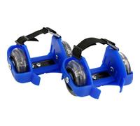 FUNNETOYU Patines para Ajustables Ruedas Luminosas de PU y Abs, Diseño Correa y Tornillo Ajustable para Práctica de Patinaje al Aire Libre Azul
