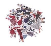 FUNNETOYU Pegatinas para Planificador Vintage de Personas en Papel, Adhesivos Decorativos para Diario y Scrapbooking, 2 Paquetes 40 Hojas para Manualidades