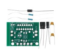 FUNNETOYU Placa Amplificadora Tda7297 DIY 2.0 Canales 15w 15w, Módulo Amplificador de Potencia Estéreo 12v DC, Kit Electrónico de Práctica de Soldadura para Audio Portátil y Proyectos