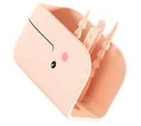 FUNNETOYU Protector de Grifo para Bañera de Ñiño de Silicona Color Beige Diseño de Ballenas Cubierta de Seguridad para Grifos de Bañeras Infantiles Protección Antigolpes para Baño de