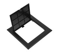 FUNNETOYU Puerta de Inspección de Pared, Panel de Servicio de Pared y Techo Abs Negro, y Resistente a Impactos, para Fontanería Interior y Bricolaje