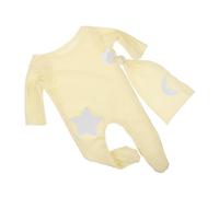 FUNNETOYU Ropa para Recién Nacido Conjunto De Fotografía Estrellas y Luna Accesorios Decorativos