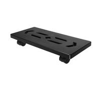 FUNNETOYU Soporte Móvil para CPU con Ruedas Giratorias y Freno Elevador para Torre de Ordenador bajo Escritorio Base Estable para PC con Diseño Moderno para Suelos Alfombrados y Espacio de