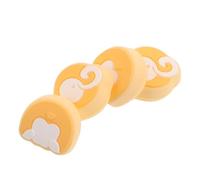 FUNNETOYU Tapas de Joystick de Silicona Antideslizantes para Consola Switch, Protector Ergonómico para Pulgar, 4 Piezas Diseño Corgi, Accesorios de Repuesto para Controladores de