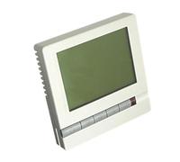 FUNNETOYU Termostato Programable con Pantalla Lcd Grande y Botón Táctil Suave, Termostato Digital Abs Blanco Adecuado para Decoracion Verano en Interiores