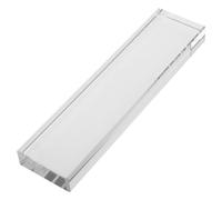 FUNNETOYU Transparent Crystal Calligraphy Paperweight Long Glass Bar High Clarity Decorative Tool For Chinese Calligraphy Desk And Study Use