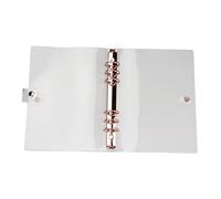 FUNNETOYU Transparente para Cuaderno Funda Portátil de PVC Resistente Protector Recargable para Estudiantes y Oficina Carcasa Suave para Libreta Actividades