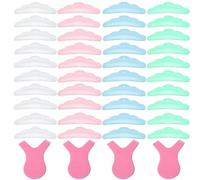 Funngy Almohadilla para Lifting de Pestañas,20 PCS Almohadillas de Silicona para Lifting de Pestañas Kit Profesional de Permanente y Rizado Almohadillas Reutilizables y 4 Cepillos en Y para Lash Lift