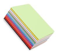 Funngy Cuaderno de Notas,12 PCS Cuaderno A6 de Tapas Kraft 60 Páginas Libretas Pequeñas Cuaderno de Notas Rayado para Diario Escritura Oficina Escuela Bullet Journal Sketchbook Viaje 12 Colores