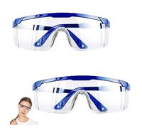Funngy Cubregafas Protectoras,2 PCS Gafas de Seguridad Gafas de Protección Láser Gafas de Protección Solar Cubregafas Protectoras Universal Gafas Protectoras para Protección de Los Ojos