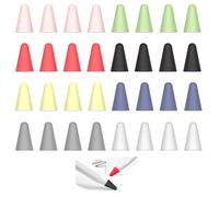 Funngy Puntas para Apple Pencil,32 PCS Puntas de Silicona Recambio Compatible con Apple Pencil 1ra/2da Generación y Pro Cubierta Protectora para Puntas de iPad Pencil Multicolor