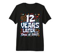 Funny 12 Years Later Class of 2027 Senior Back to School Camiseta Premium
