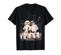 Funny 2 Fumar Shiba Inu Perros Bebiendo Cerveza Meme Camiseta