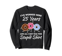 Funny 25 Years Work Anniversary Veinticinco años Empleado Sudadera