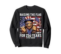 Funny 250 Years American 1776 2026 250th 250 Anniversary USA Sudadera