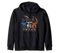 Funny 250 Years American 1776 2026 250th 250 Anniversary USA Sudadera con Capucha