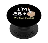 Funny 29 Year Old Birthday Gag Novelty For Him Or Her PopSockets PopGrip Adhesivo