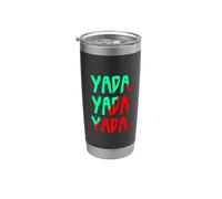Funny 3 Yada Multicolor Verde Aqua|Rojo Vaso térmico de acero inoxidable de doble pared