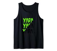 Funny 3 Yada Multicolores Negro|Verde Camiseta sin Mangas