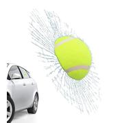 Funny 3D Car Decal - Pegatinas de roto, bola de tenis, efecto de golpe, decoración realista de ventana, accesorio práctico para el coche, SUV, sedan, truco de humor, escudo de, pantalla