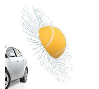 Funny 3D Car Decal - Pegatinas de roto, bola de tenis, efecto de golpe, decoración realista de ventana, accesorio práctico para el coche, SUV, sedan, truco de humor, escudo de, pantalla