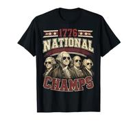 Funny 4th of July 1776 National Champs Founding Fathers Camiseta