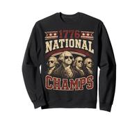 Funny 4th of July 1776 National Champs Founding Fathers Sudadera