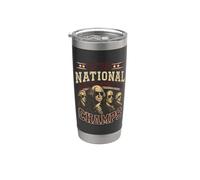 Funny 4th of July 1776 National Champs Founding Fathers Vaso térmico de acero inoxidable de doble pared