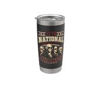 Funny 4th of July 1776 National Champs Founding Fathers Vaso térmico de acero inoxidable de doble pared