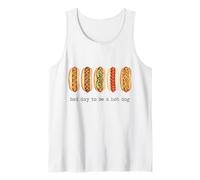 Funny 4th of July Bad Day To Be A Hot Dog BBQ Cookout Camiseta sin Mangas
