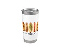 Funny 4th of July Bad Day To Be A Hot Dog BBQ Cookout Vaso térmico de acero inoxidable de doble pared