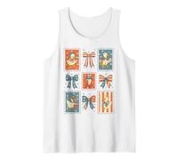 Funny 4th of July Goose Coquette Bow Retro Independence Day Camiseta sin Mangas
