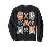 Funny 4th of July Goose Coquette Bow Retro Independence Day Sudadera